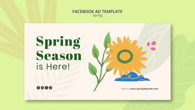 Free PSD spring template design