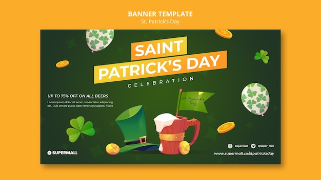 St. patrick's day celebration banner