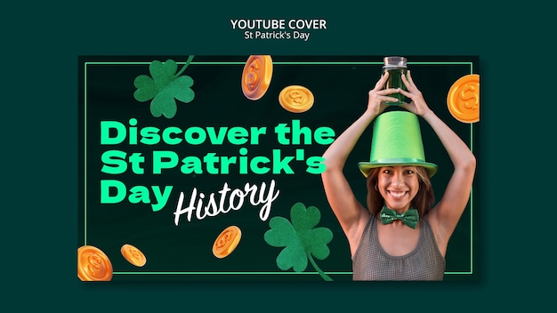 Free PSD st patrick's day template design