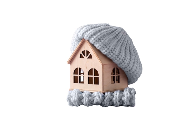 Still life of cozy house with warm clothing