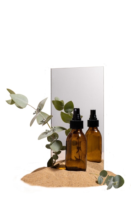 Free PSD still life of herbalist arrangement