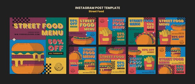 Street food festival instagram posts