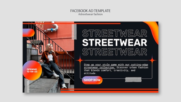 Free PSD streetwear template design