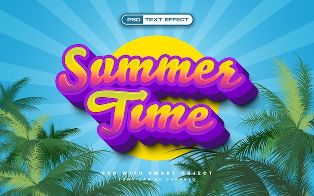 Summer Time Text Effect