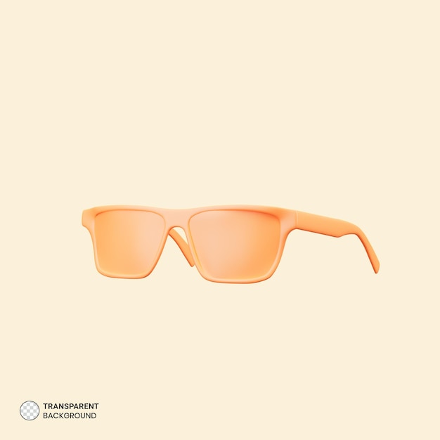 Sunglasses icon Isolated 3d render Illustration