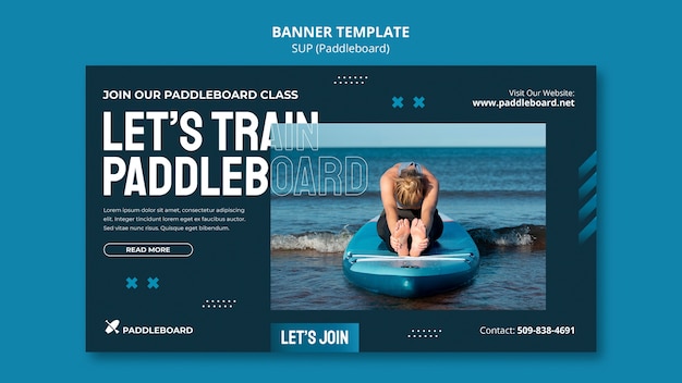 Free PSD sup banner template design