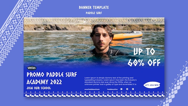 Sup banner template design