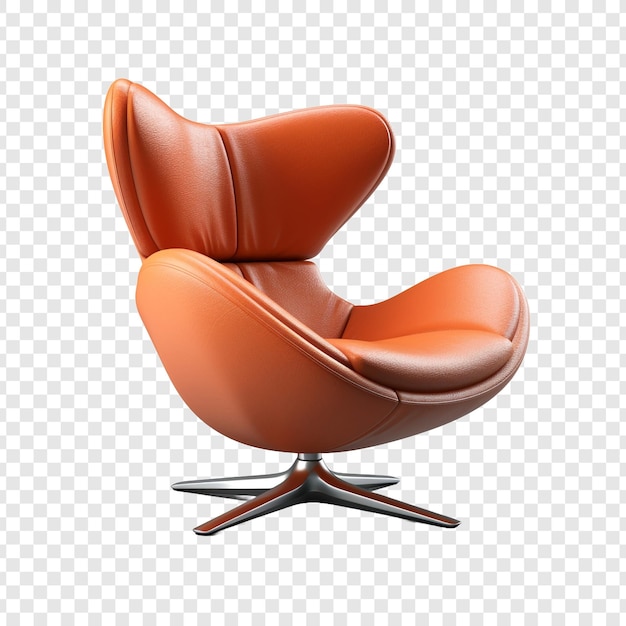 Free PSD swivel chair isolated on transparent background