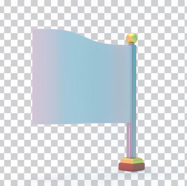 Free PSD table flag right side