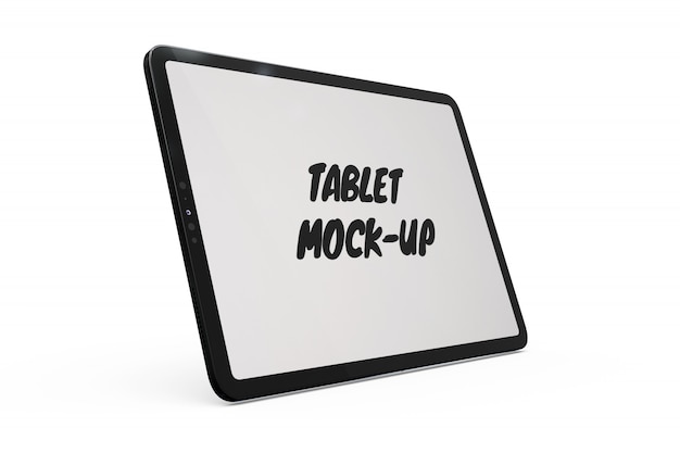 Free PSD tablet mock-up isolated