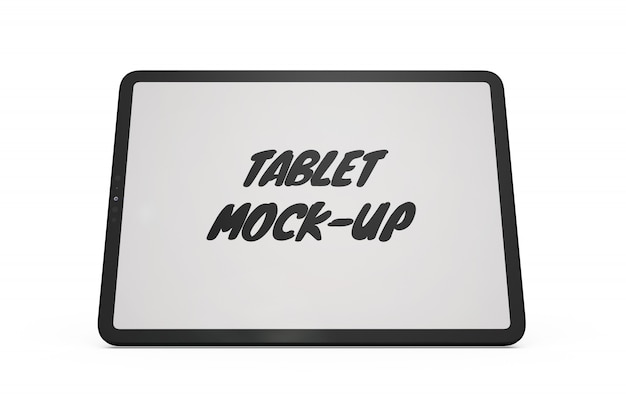 Free PSD tablet mock-up isolated