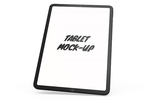 Free PSD tablet mock-up isolated