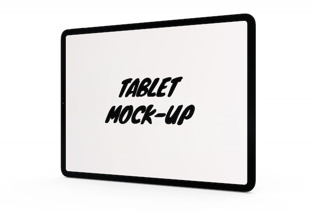 Free PSD tablet mock-up isolated