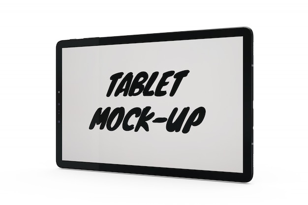 Free PSD tablet mock-up isolated