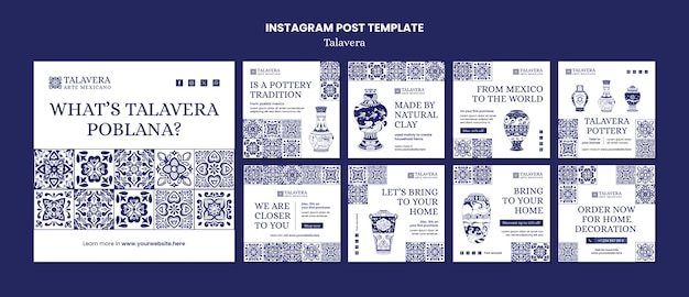 Free PSD talavera template design