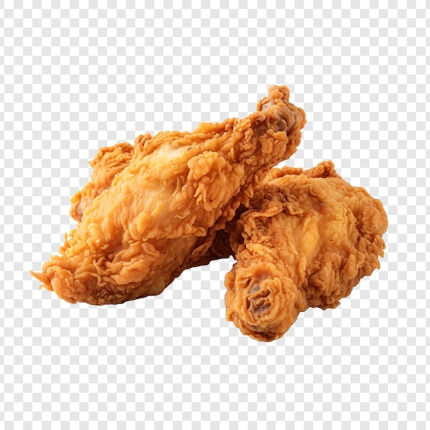 Free PSD tasty fried chicken png isolated on transparent background