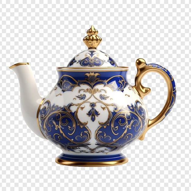 Free PSD teapot isolated on transparent background