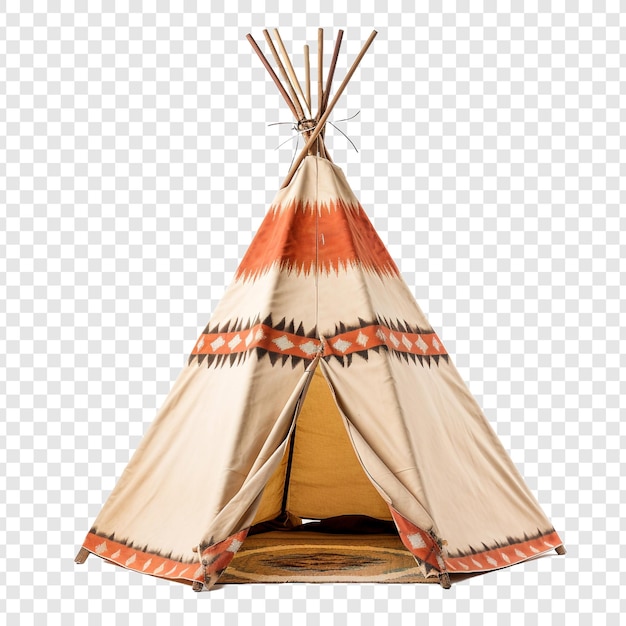 Free PSD teepee tipi house isolated on transparent background