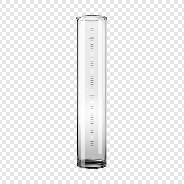 Free PSD test tube isolated on transparent background