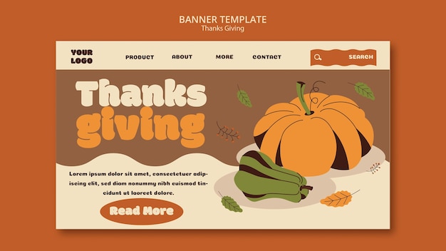 Thanksgiving  design template