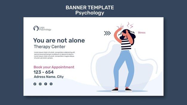 Therapy center banner template