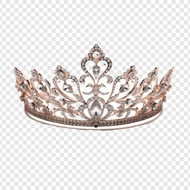 Free PSD tiara jewellery isolated on transparent background