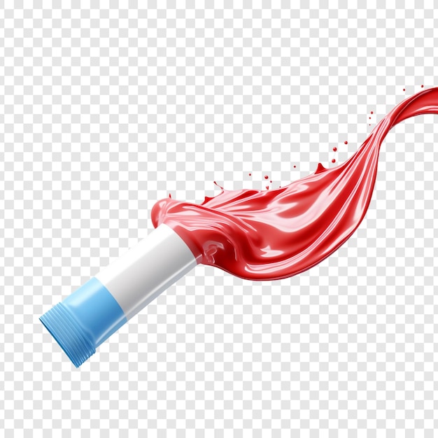 Free PSD toothpaste isolated on transparent background