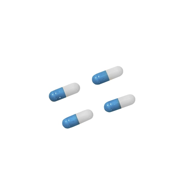 Free PSD top view on medical pills