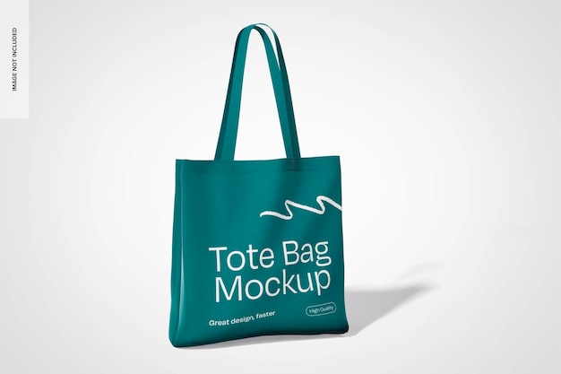 Tote bag mockup front view