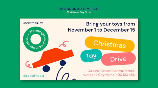 Free PSD toy drive template design