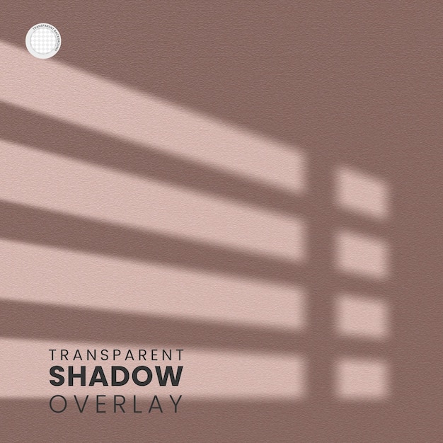 Free PSD transparent window shadow overlay template