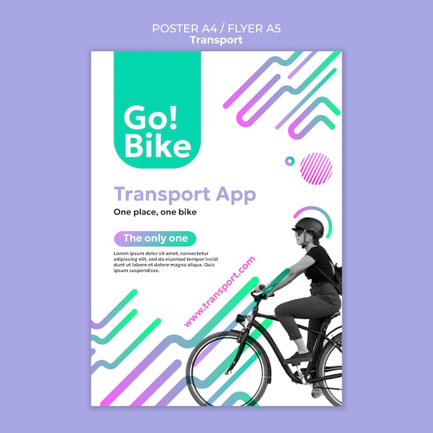 Transport  template design