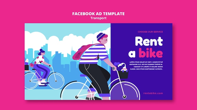 Free PSD transport  template design