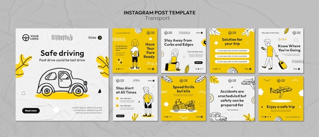 Transport template design