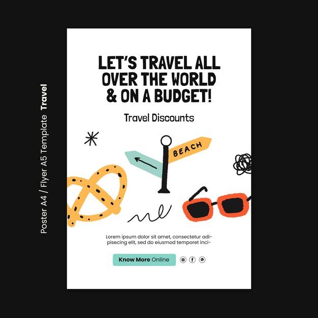 Travel  template design