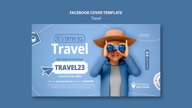 Traveling adventure facebook cover