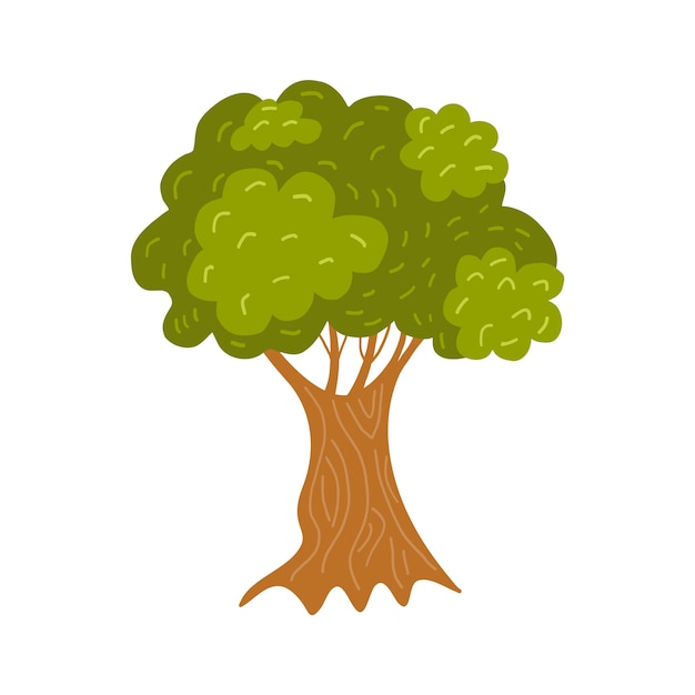 Free PSD tree illustration design