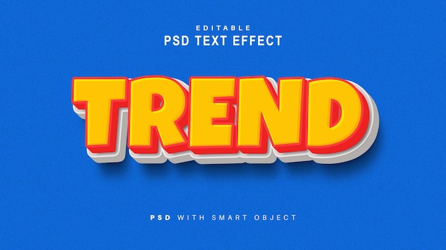 Trend text effect