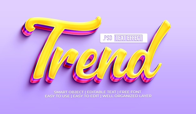 Trend Text Style Effect