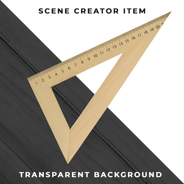 Free PSD triangle object transparent psd