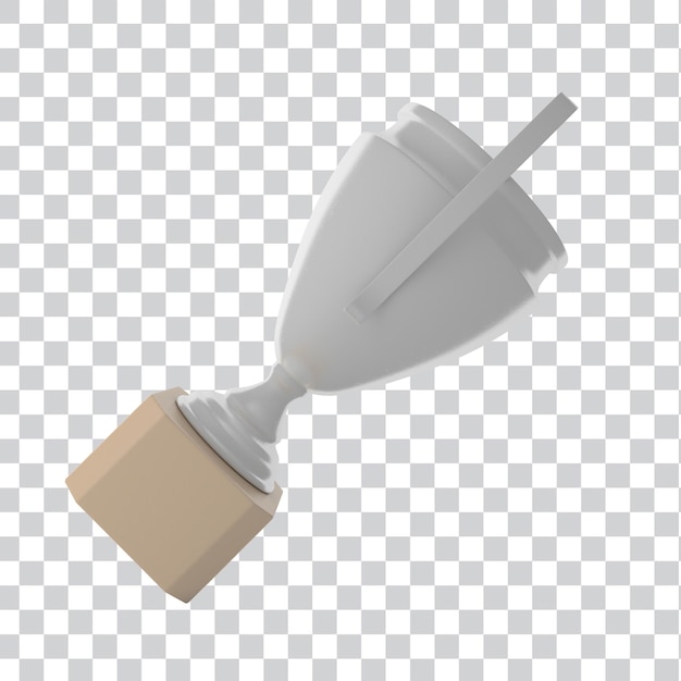 Free PSD trophy side view