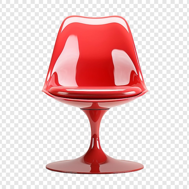 Free PSD tulip chair isolated on transparent background