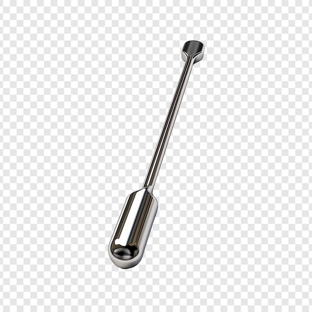 Tuning fork isolated on transparent background