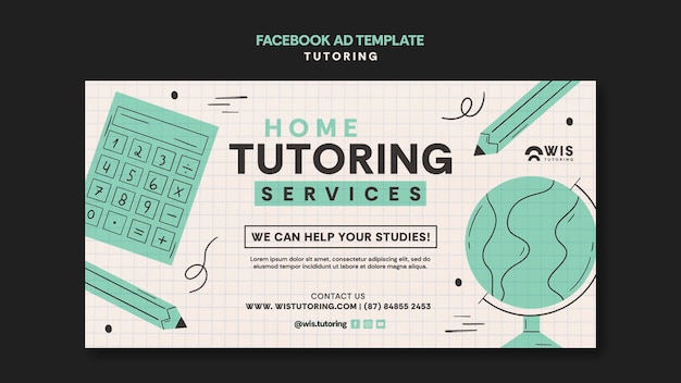 Free PSD tutoring template design