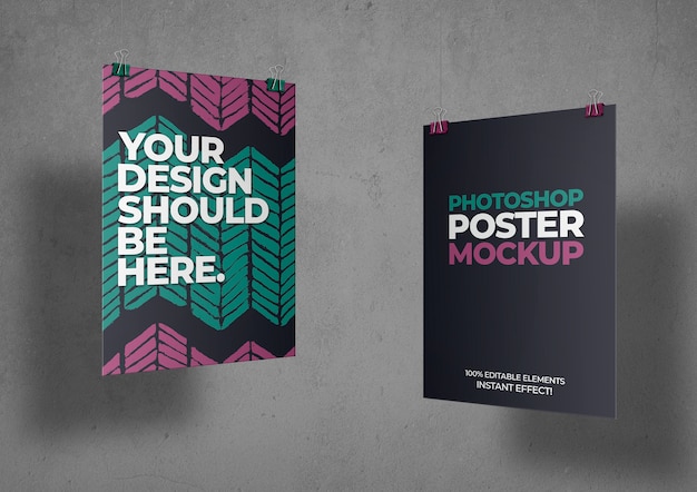 Two posters mockup