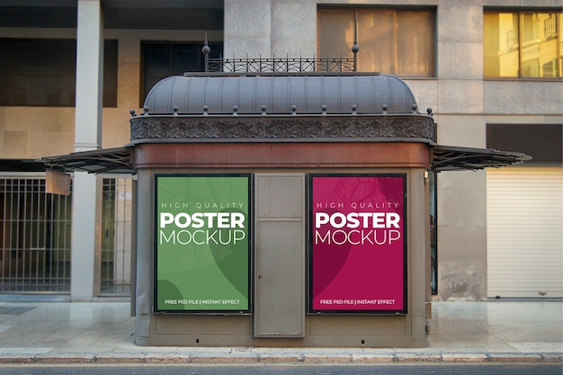 Two urban posters mockup