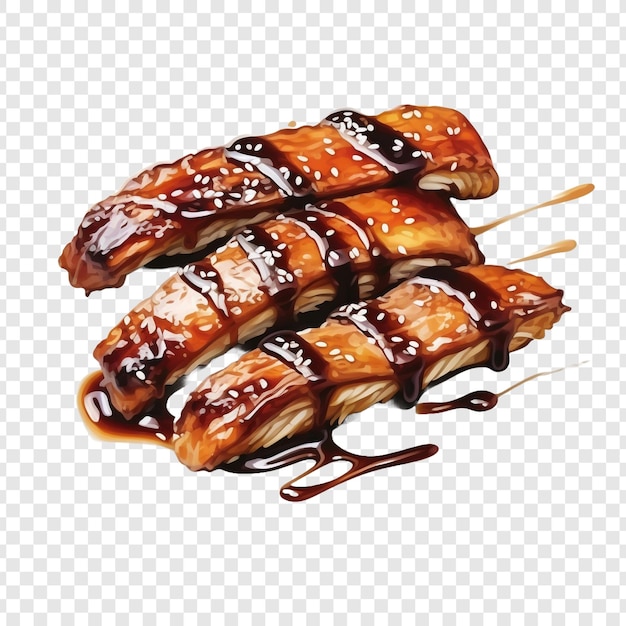 Unagi isolated on transparent background