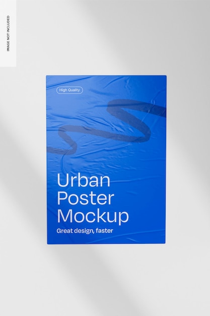 Urban poster mockup