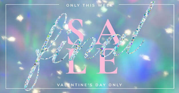 Valentine&amp;rsquo;s final sale template psd editable social media ads