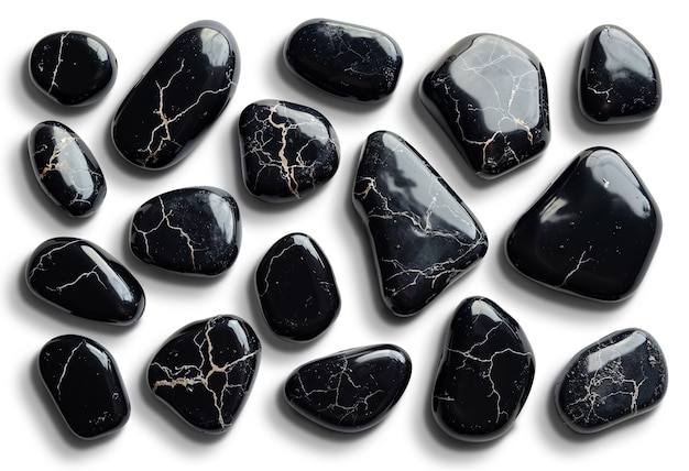 Free PSD various shaped stones isolated